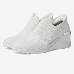 Skechers Marc Nason Crescent Wedge sneakers white